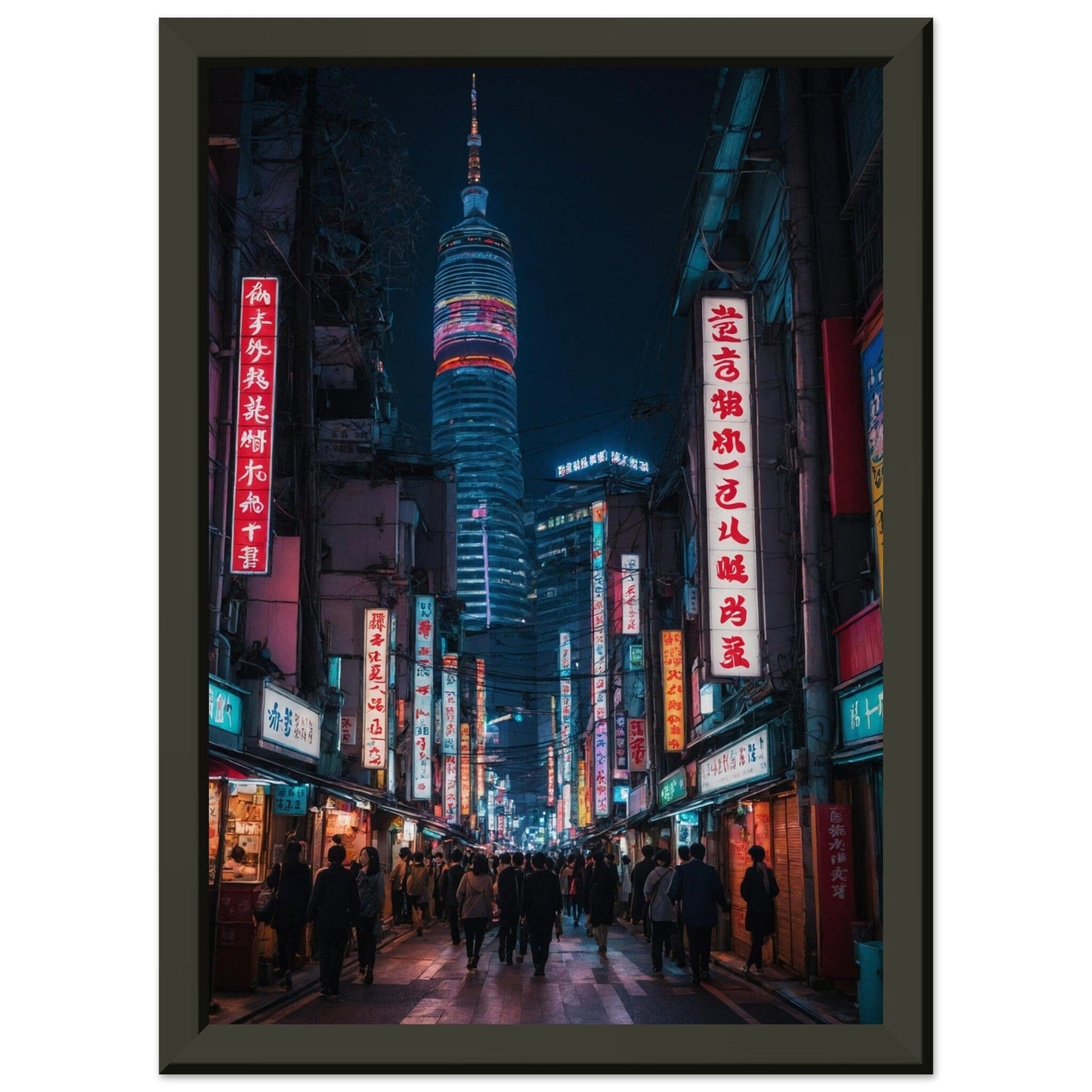 Premium Matte Paper Metal Framed Poster - Stilvolle Kunst in robustem Metallrahmen Print Material Modern Masterpieces A4 21x29.7 cm / 8x12″