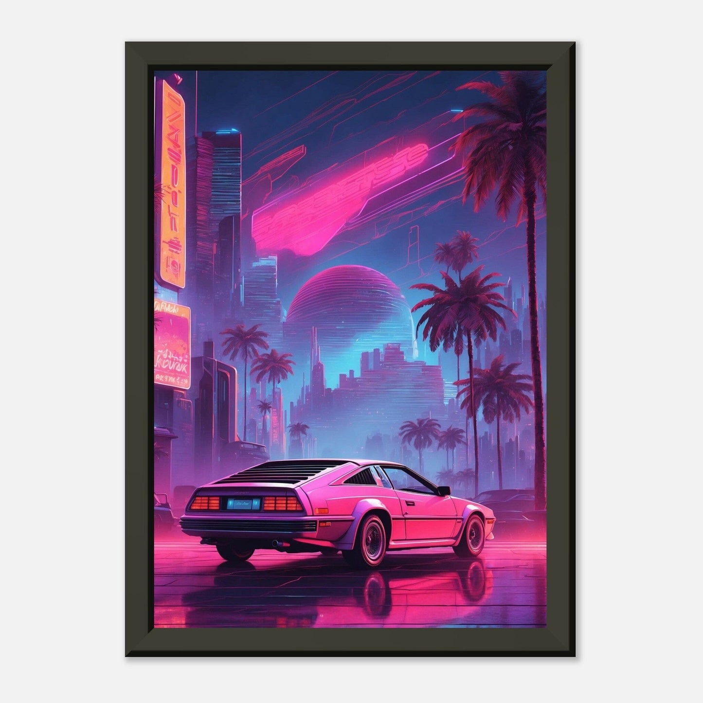 Premium Matte Paper Metal Framed Poster - Stilvolle Kunst in robustem Metallrahmen Print Material Modern Masterpieces A4 21x29.7 cm / 8x12″