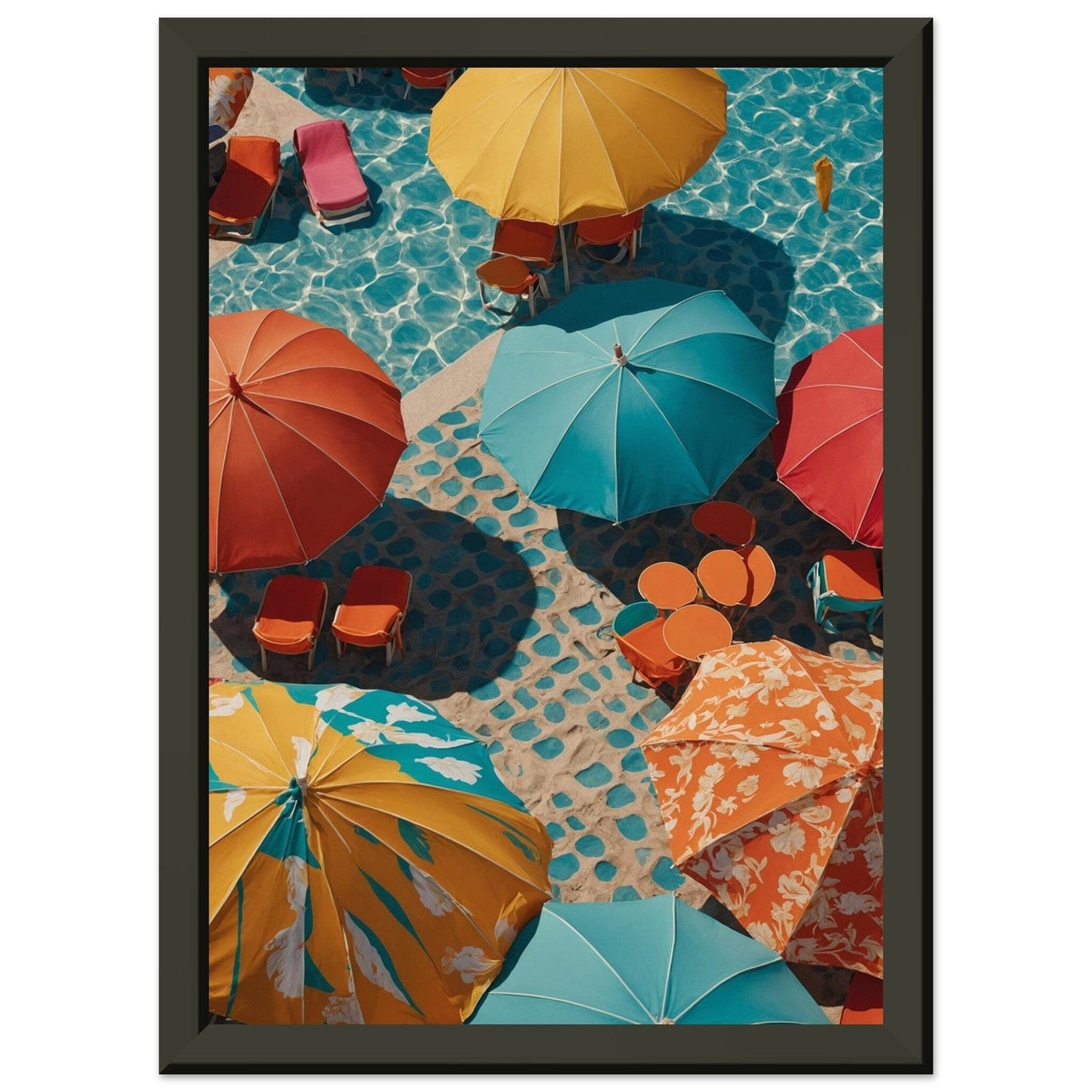 Premium Matte Paper Metal Framed Poster - Stilvolle Kunst in robustem Metallrahmen Print Material Modern Masterpieces A4 21x29.7 cm / 8x12″