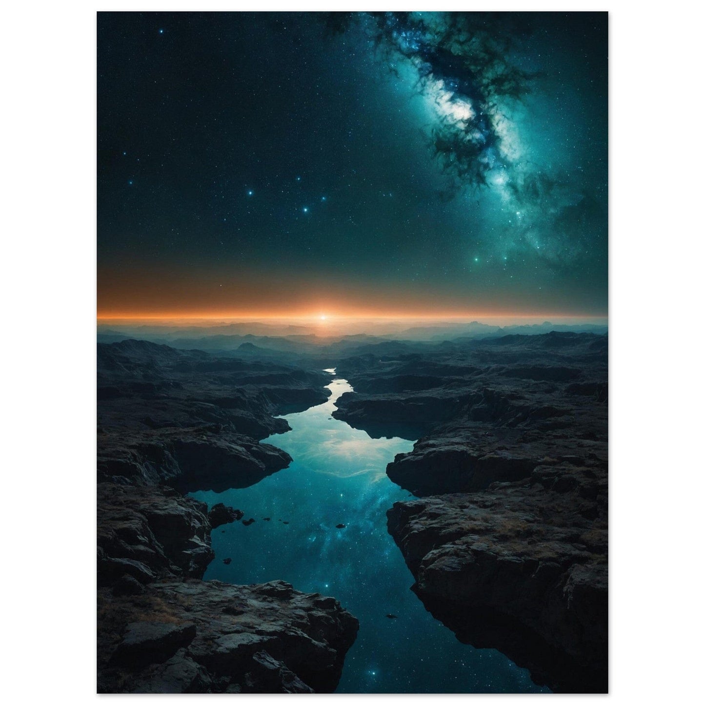 Premium Matte Paper Poster - Masterpiece für moderne Wohnkultur Print Material Modern Masterpieces 15x20 cm / 6x8″
