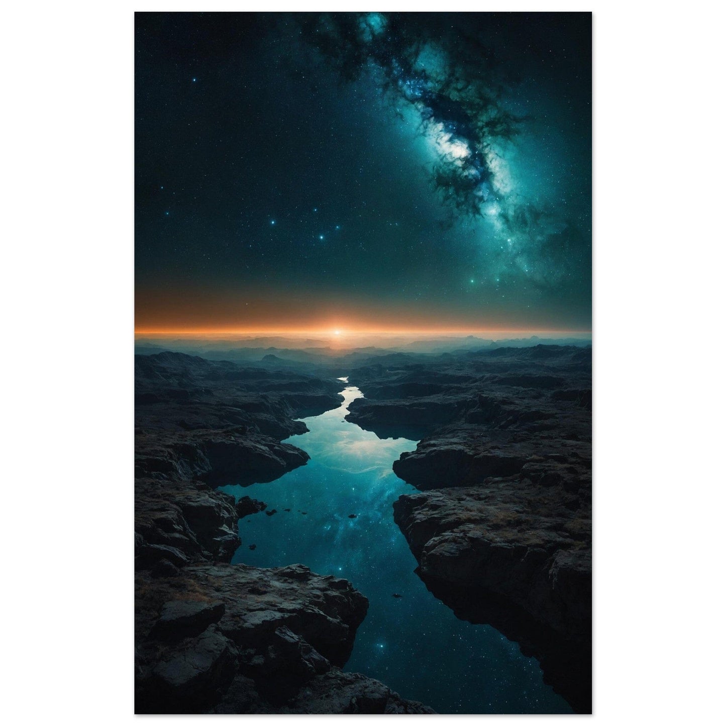 Premium Matte Paper Poster - Masterpiece für moderne Wohnkultur Print Material Modern Masterpieces 28x43 cm / XL (11x17″)