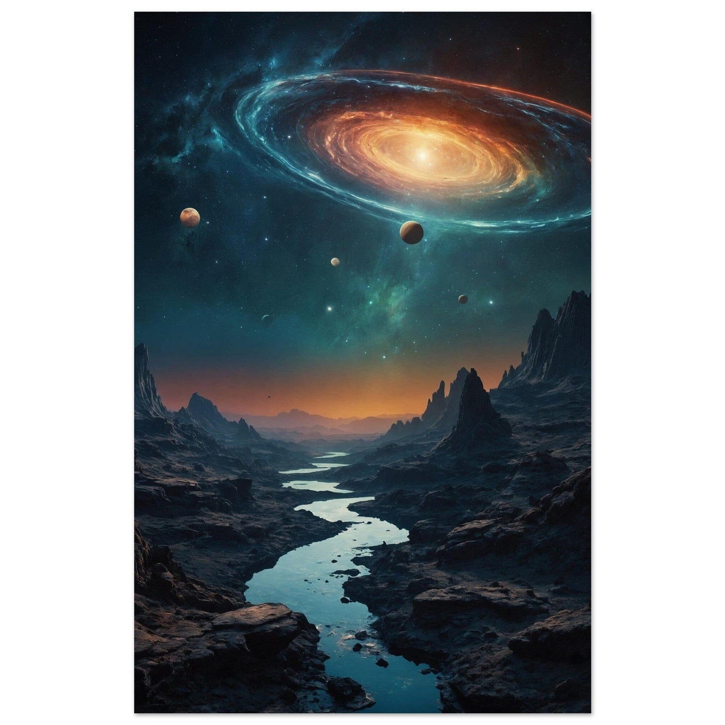 Premium Matte Paper Poster - Masterpiece für moderne Wohnkultur Print Material Modern Masterpieces 28x43 cm / XL (11x17″)