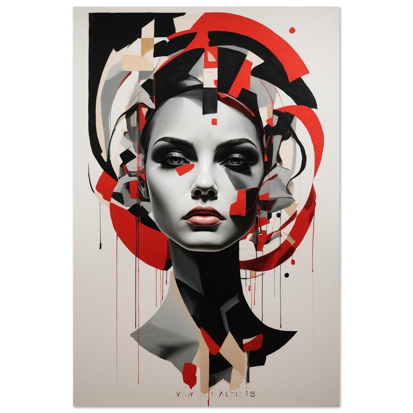 Premium Matte Paper Poster - Masterpiece für moderne Wohnkultur Print Material Modern Masterpieces 40x60 cm / 16x24″