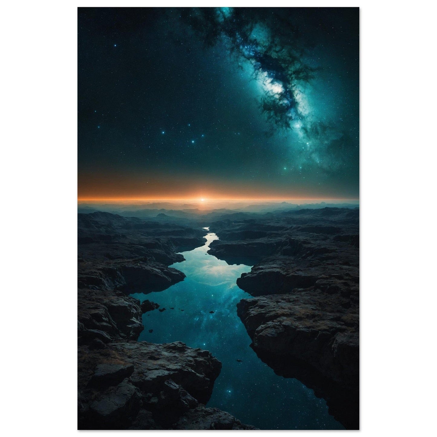 Premium Matte Paper Poster - Masterpiece für moderne Wohnkultur Print Material Modern Masterpieces 40x60 cm / 16x24″