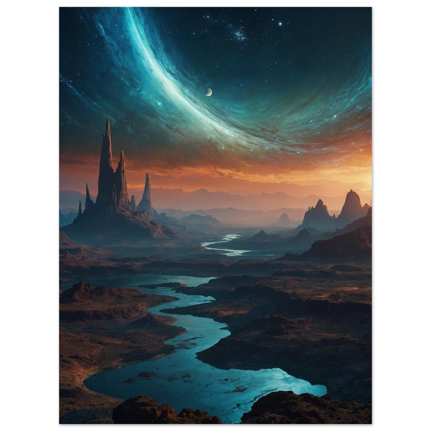 Premium Matte Paper Poster - Masterpiece für moderne Wohnkultur Print Material Modern Masterpieces 60x80 cm / 24x32″