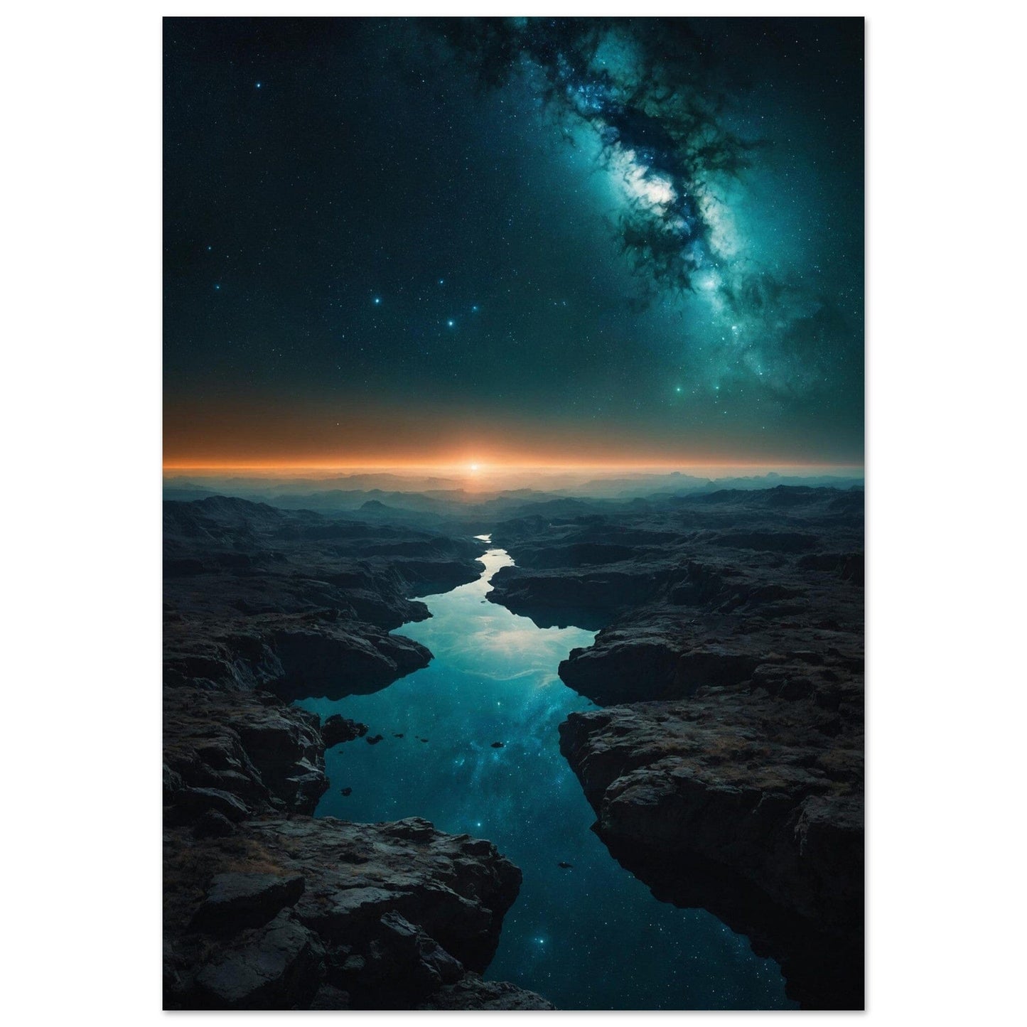 Premium Matte Paper Poster - Masterpiece für moderne Wohnkultur Print Material Modern Masterpieces A1 (59.4 x 84.1 cm)