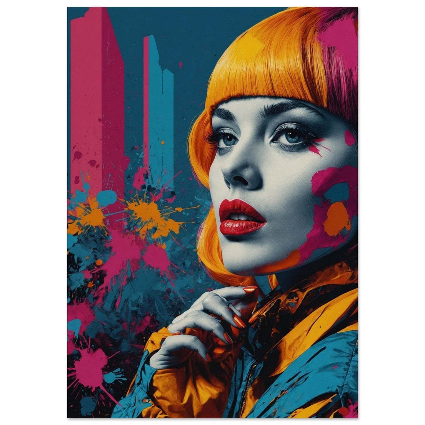 Premium Matte Paper Poster - Masterpiece für moderne Wohnkultur Print Material Modern Masterpieces A1 (59.4 x 84.1 cm)