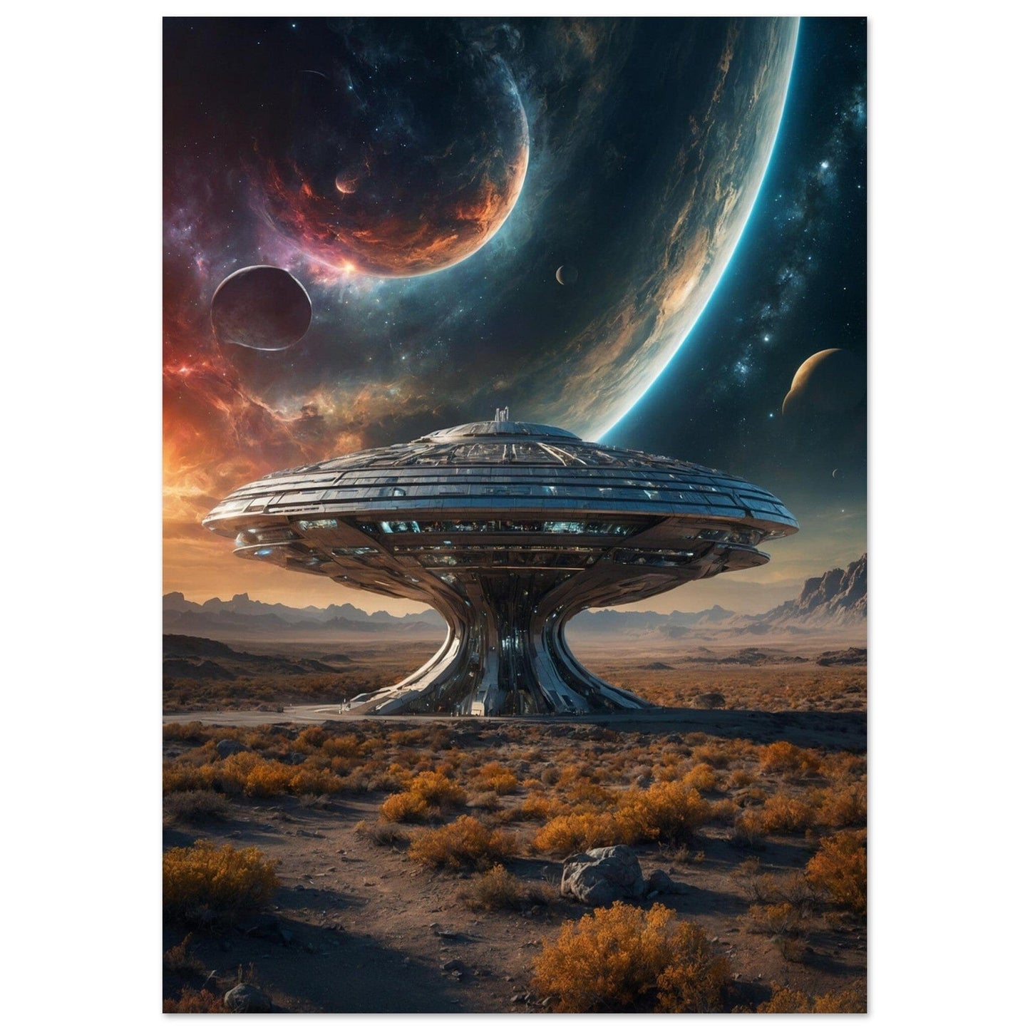 Premium Matte Paper Poster - Masterpiece für moderne Wohnkultur Print Material Modern Masterpieces A2 (42 x 59.4 cm)