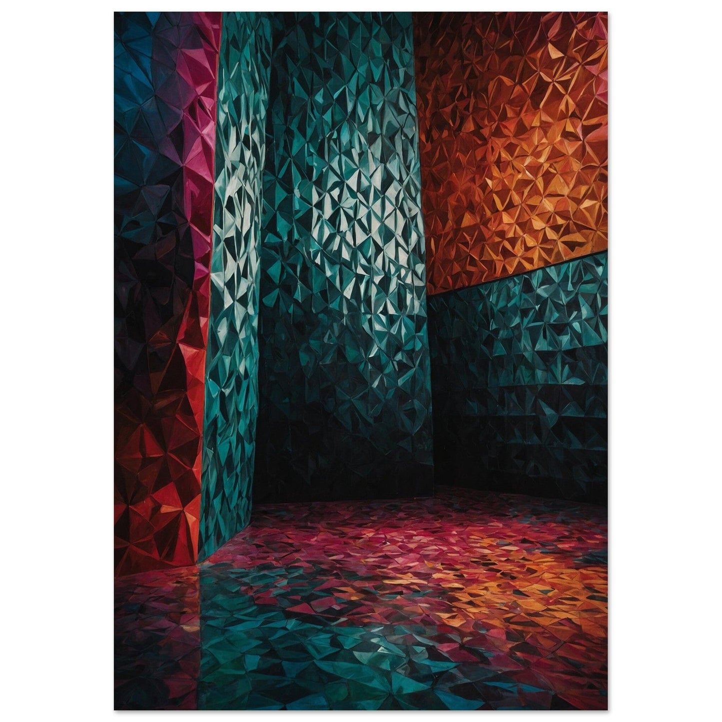 Premium Matte Paper Poster - Masterpiece für moderne Wohnkultur Print Material Modern Masterpieces A2 (42 x 59.4 cm)