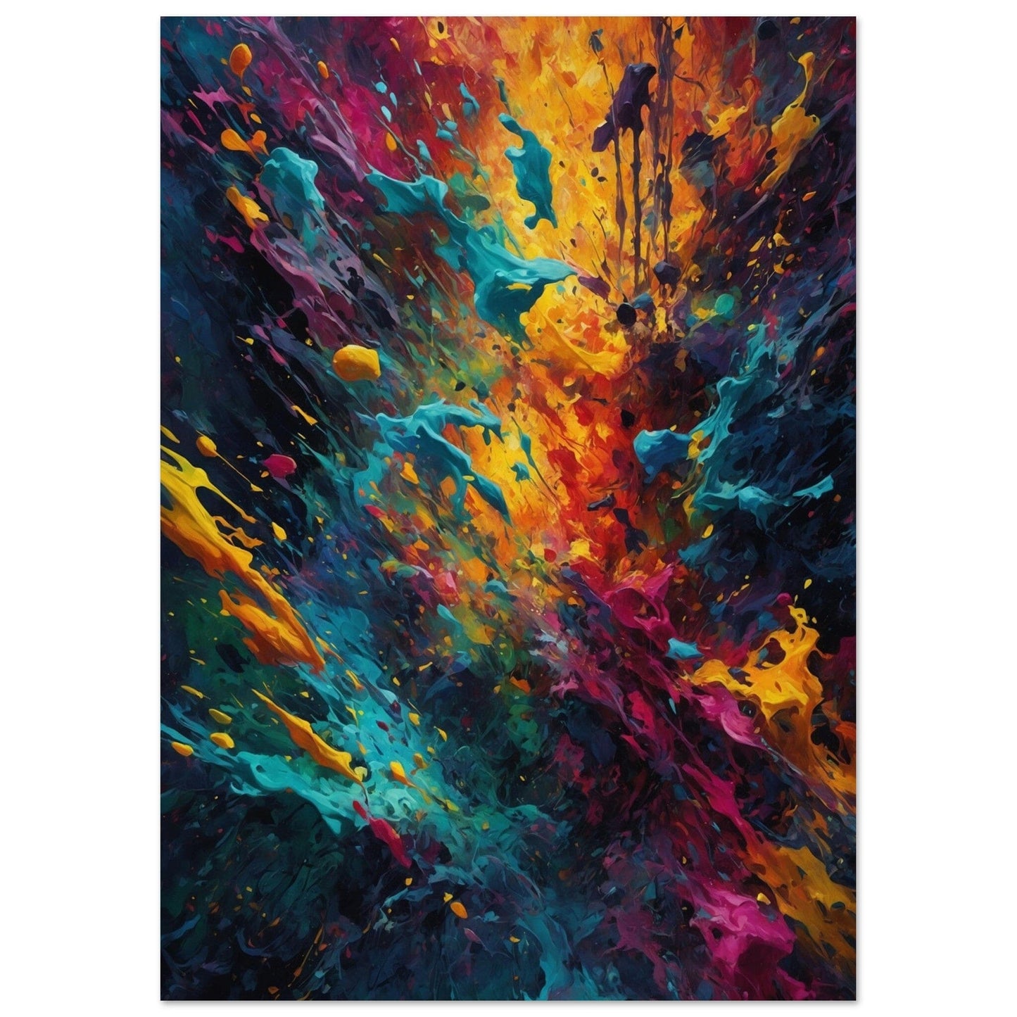 Premium Matte Paper Poster - Masterpiece für moderne Wohnkultur Print Material Modern Masterpieces A2 (42 x 59.4 cm)