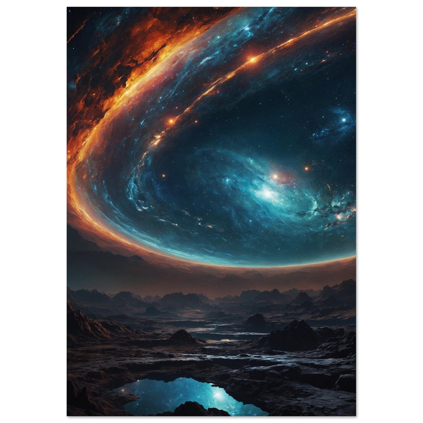 Premium Matte Paper Poster - Masterpiece für moderne Wohnkultur Print Material Modern Masterpieces A2 (42 x 59.4 cm)
