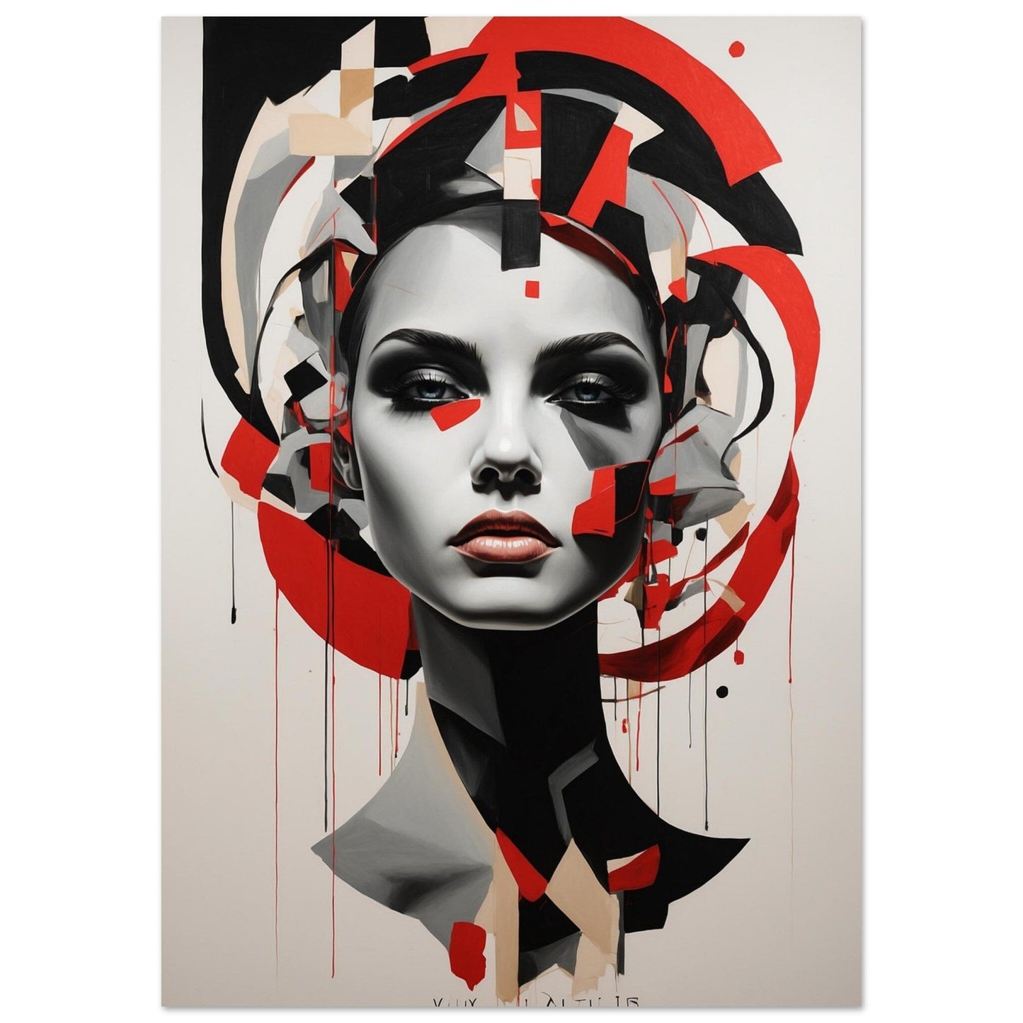 Premium Matte Paper Poster - Masterpiece für moderne Wohnkultur Print Material Modern Masterpieces A2 (42 x 59.4 cm)