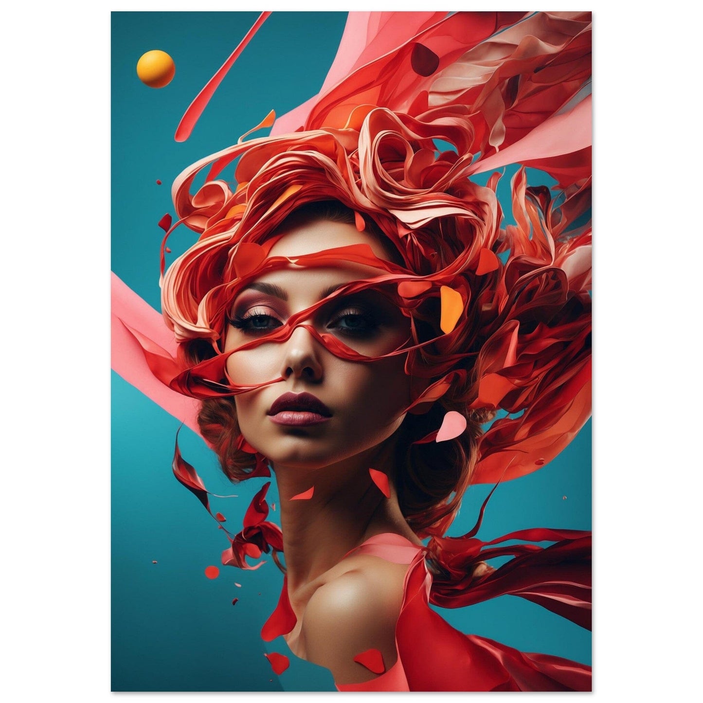 Premium Matte Paper Poster - Masterpiece für moderne Wohnkultur Print Material Modern Masterpieces A2 (42 x 59.4 cm)