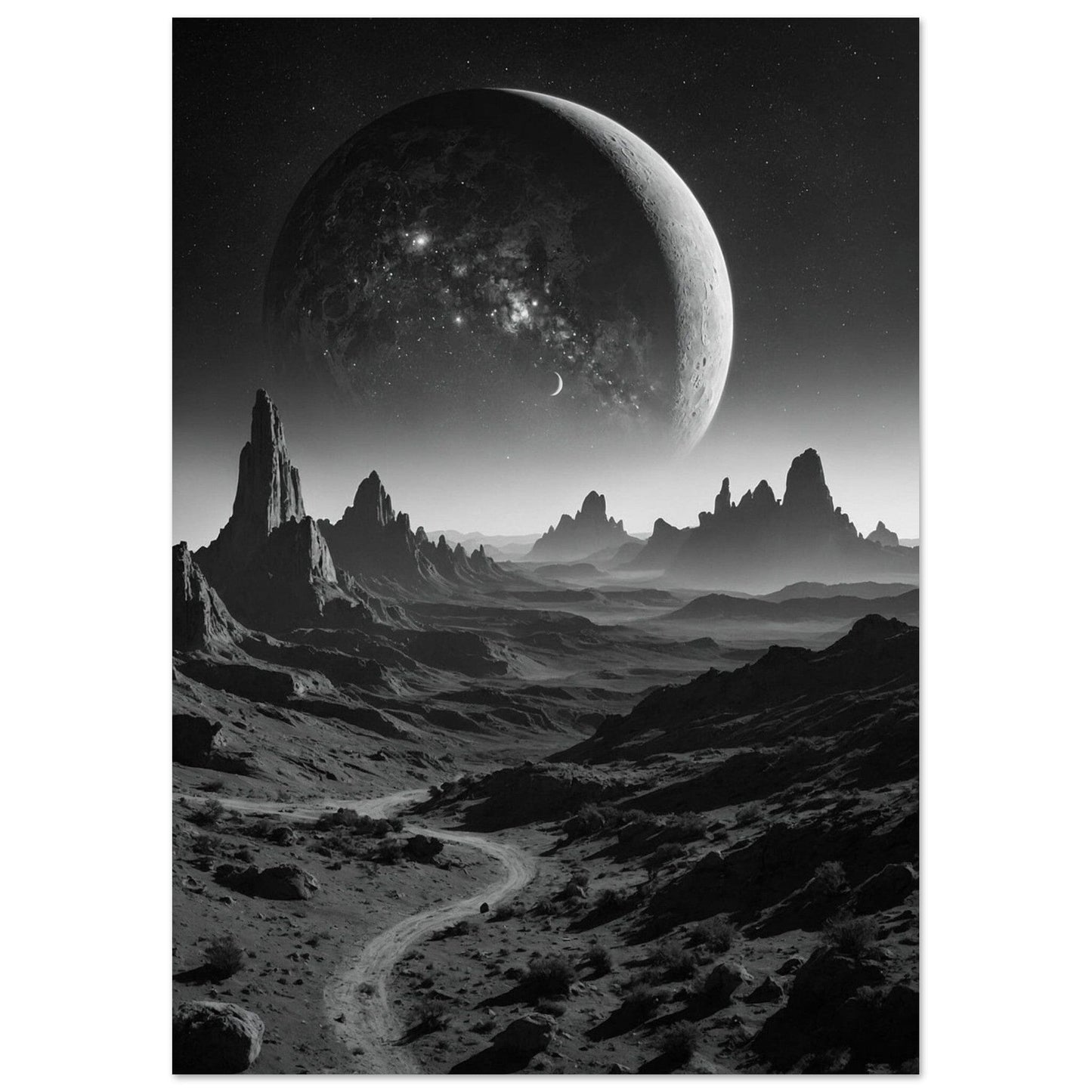 Premium Matte Paper Poster - Masterpiece für moderne Wohnkultur Print Material Modern Masterpieces A2 (42 x 59.4 cm)