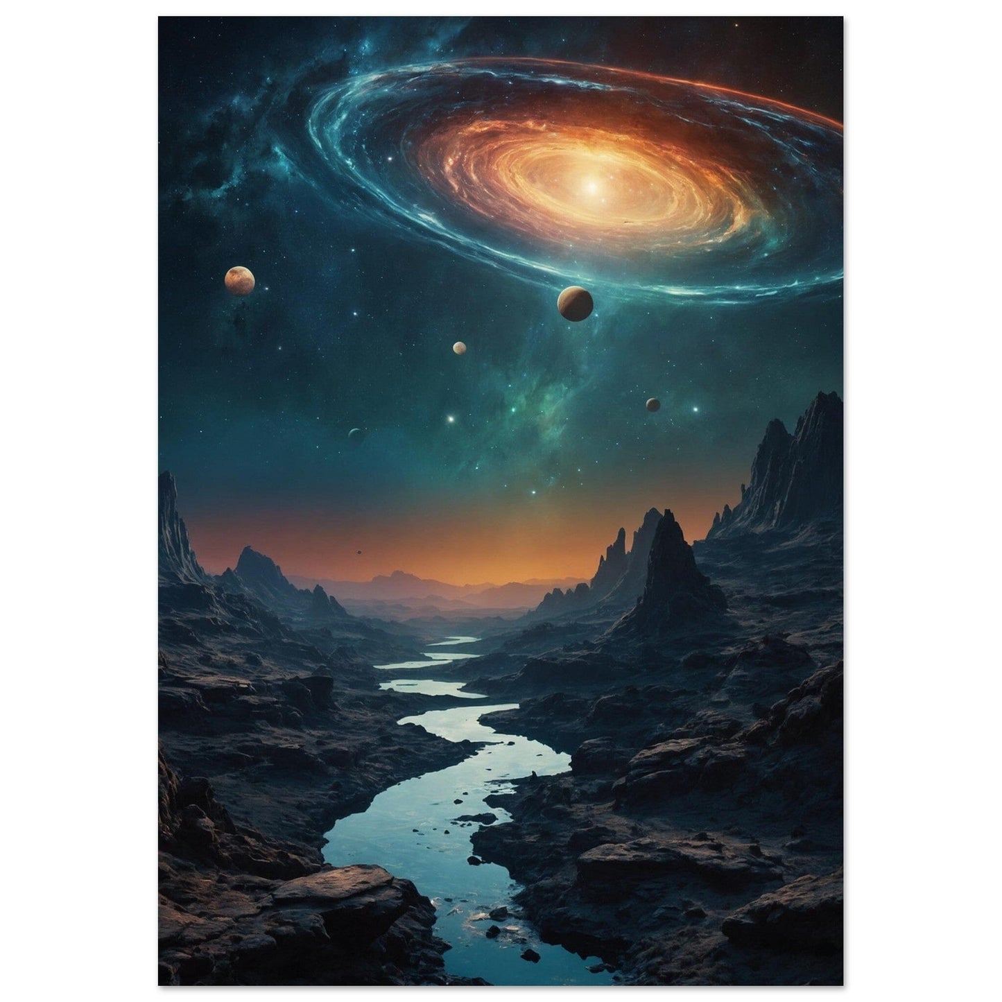 Premium Matte Paper Poster - Masterpiece für moderne Wohnkultur Print Material Modern Masterpieces A4 21x29.7 cm / 8x12″