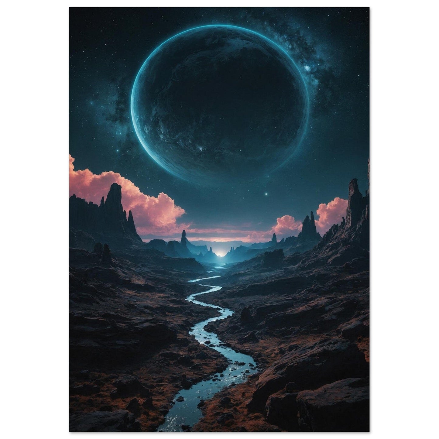 Premium Matte Paper Poster - Masterpiece für moderne Wohnkultur Print Material Modern Masterpieces A4 21x29.7 cm / 8x12″