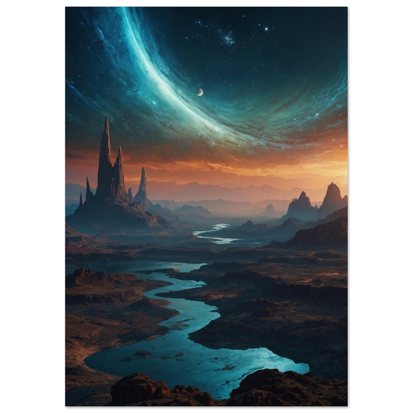 Premium Matte Paper Poster - Masterpiece für moderne Wohnkultur Print Material Modern Masterpieces A4 21x29.7 cm / 8x12″