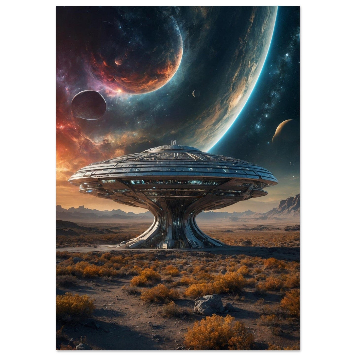 Premium Matte Paper Poster - Masterpiece für moderne Wohnkultur Print Material Modern Masterpieces A4 21x29.7 cm / 8x12″