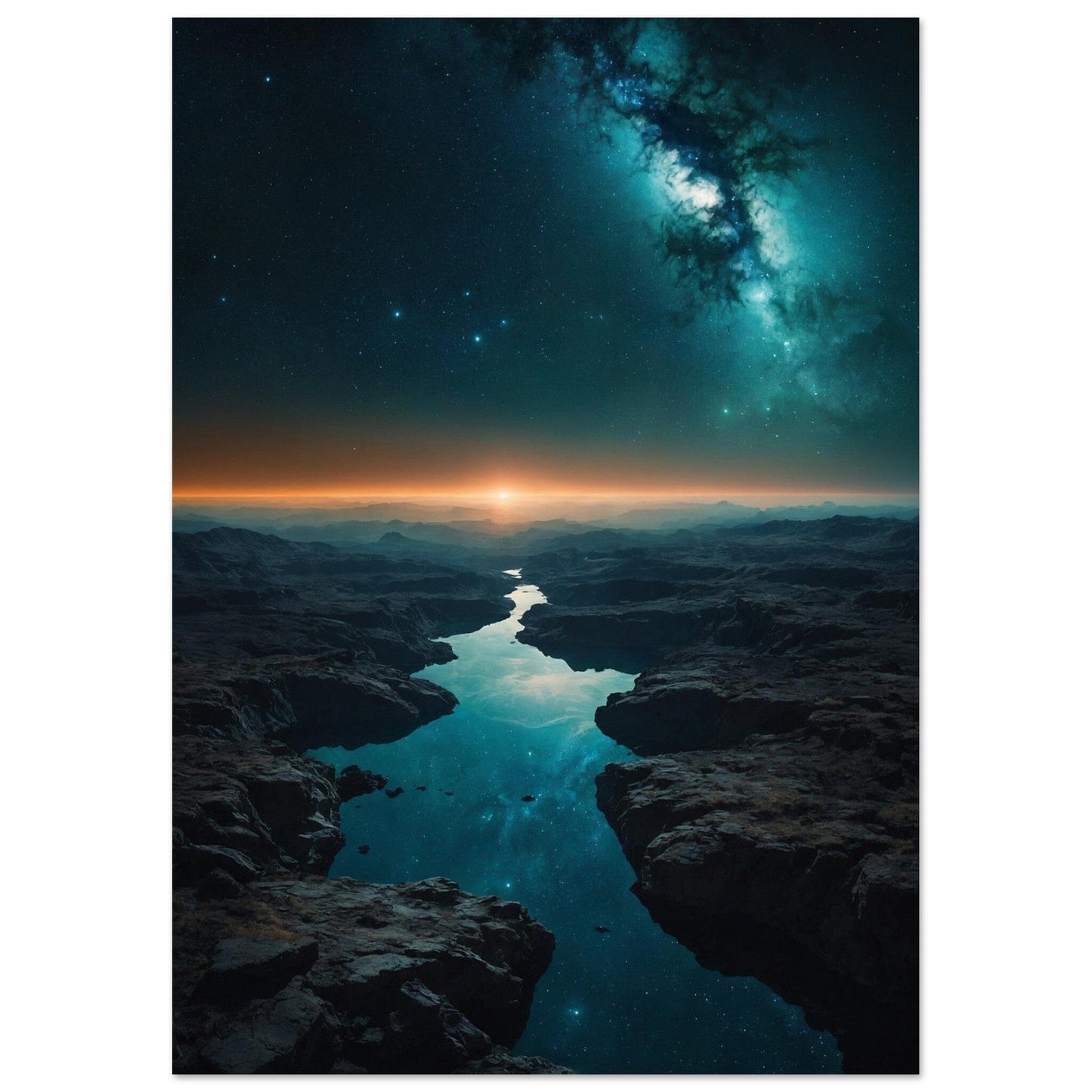 Premium Matte Paper Poster - Masterpiece für moderne Wohnkultur Print Material Modern Masterpieces A4 21x29.7 cm / 8x12″