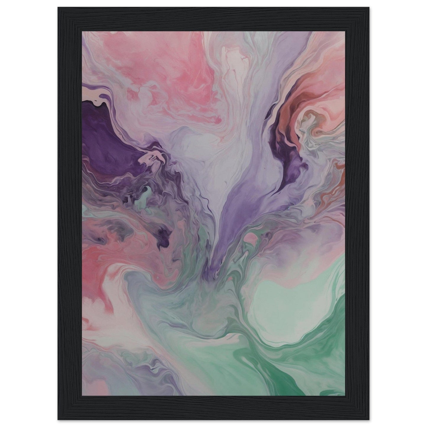 Premium Matte Paper Wooden Framed Poster - Exklusive Kunst in stilvollen Holzrahmen Print Material Modern Masterpieces 13x18 cm / 5x7″ Black frame