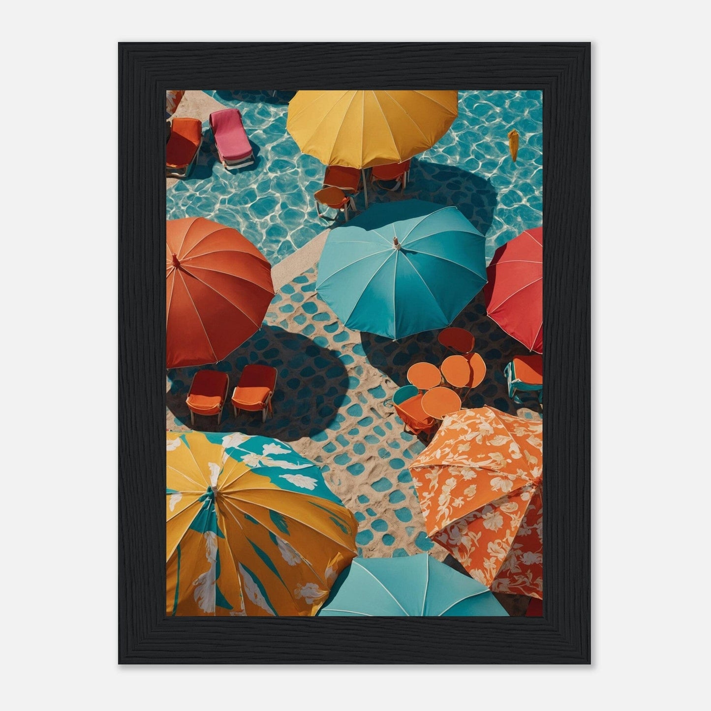 Premium Matte Paper Wooden Framed Poster - Exklusive Kunst in stilvollen Holzrahmen Print Material Modern Masterpieces 13x18 cm / 5x7″ Black frame