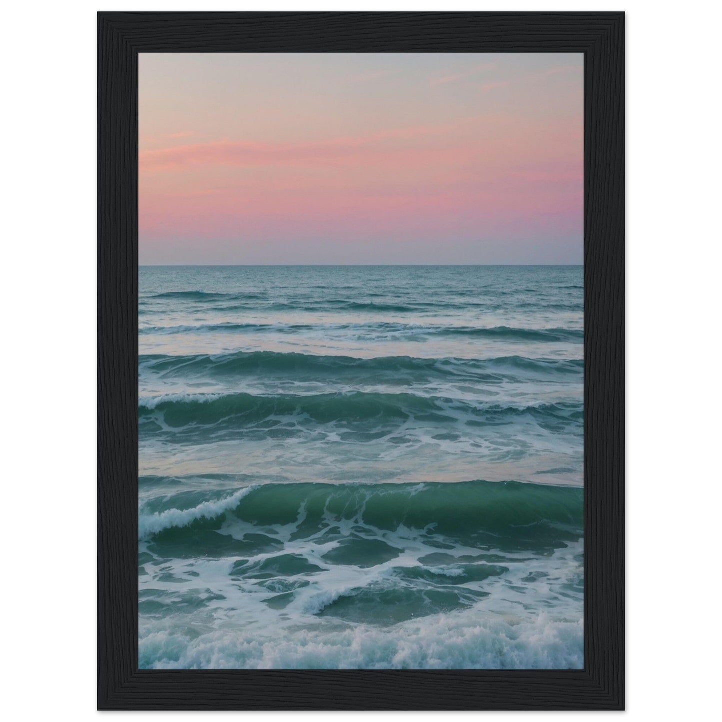 Premium Matte Paper Wooden Framed Poster - Exklusive Kunst in stilvollen Holzrahmen Print Material Modern Masterpieces 13x18 cm / 5x7″ Black frame