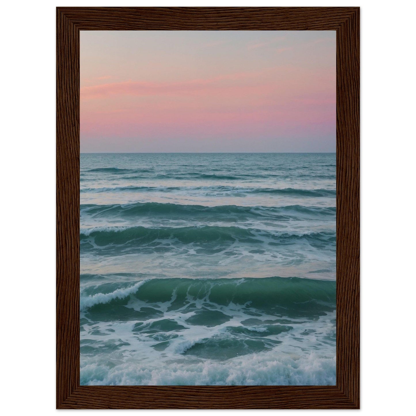Premium Matte Paper Wooden Framed Poster - Exklusive Kunst in stilvollen Holzrahmen Print Material Modern Masterpieces 13x18 cm / 5x7″ Dark wood frame