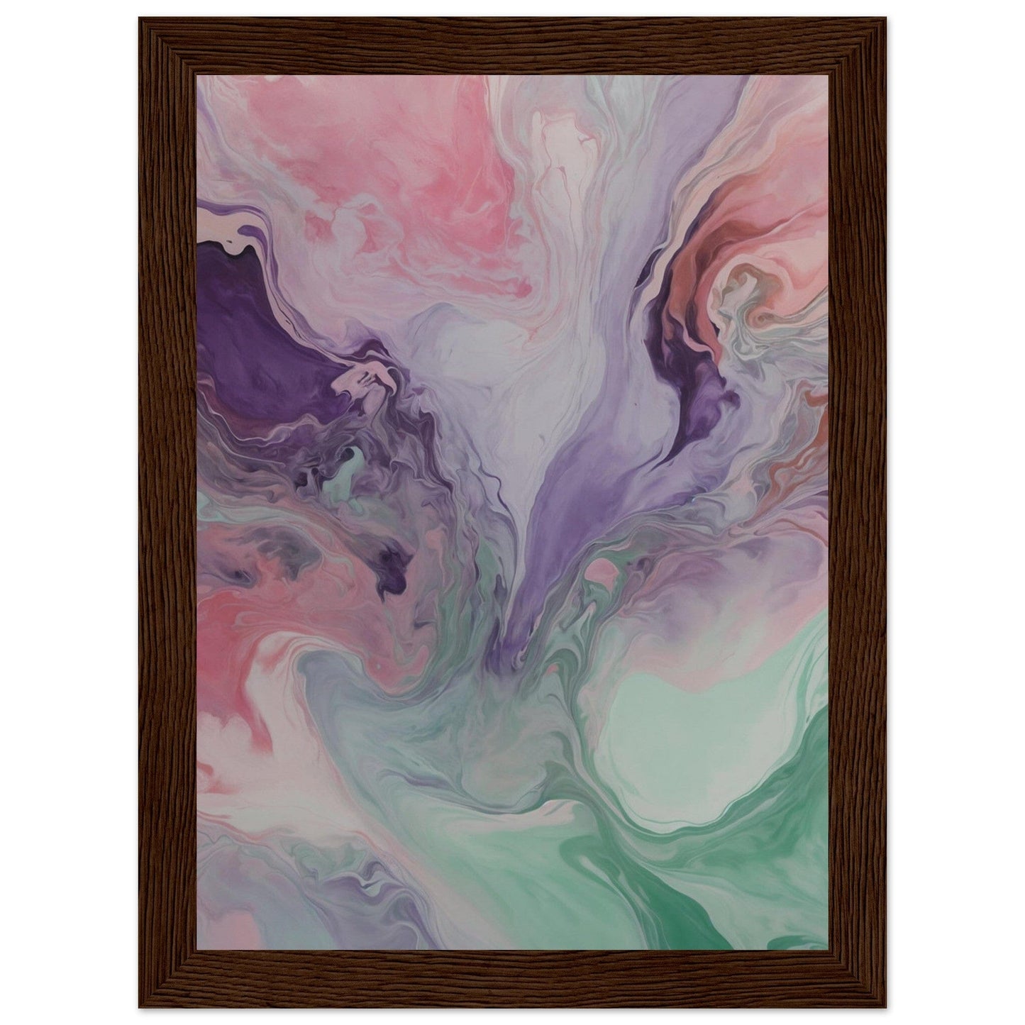 Premium Matte Paper Wooden Framed Poster - Exklusive Kunst in stilvollen Holzrahmen Print Material Modern Masterpieces 13x18 cm / 5x7″ Dark wood frame