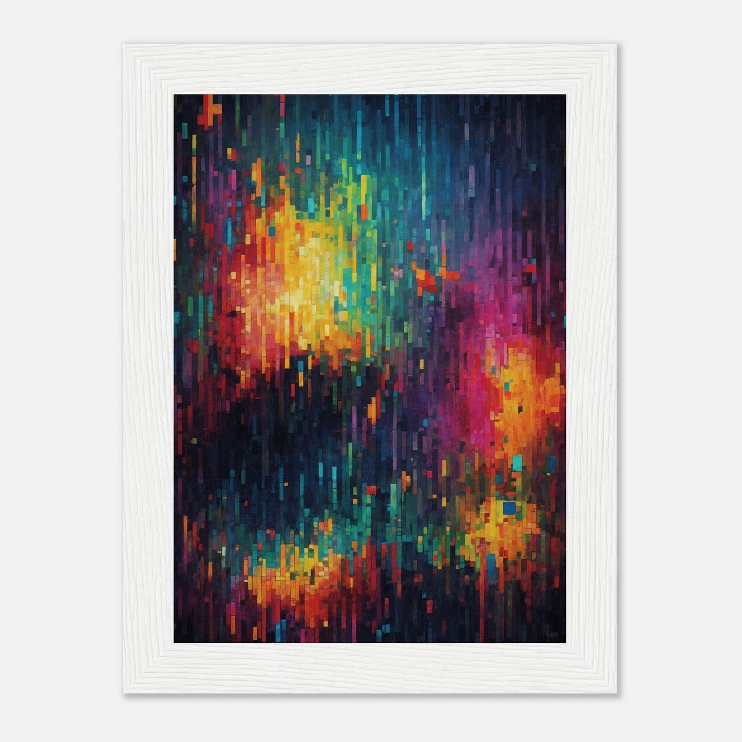 Premium Matte Paper Wooden Framed Poster - Exklusive Kunst in stilvollen Holzrahmen Print Material Modern Masterpieces 13x18 cm / 5x7″ White frame