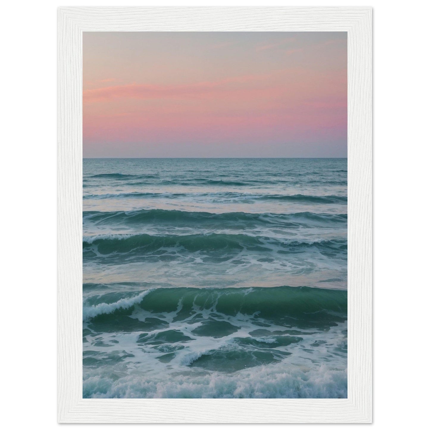 Premium Matte Paper Wooden Framed Poster - Exklusive Kunst in stilvollen Holzrahmen Print Material Modern Masterpieces 13x18 cm / 5x7″ White frame