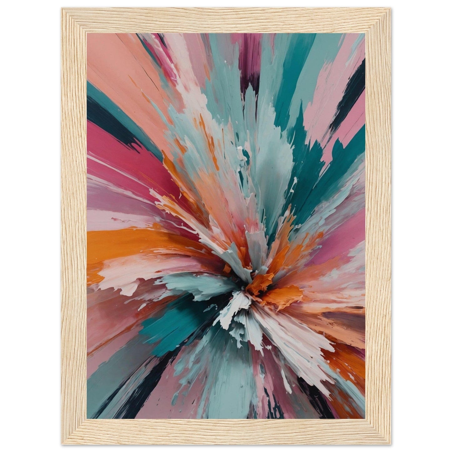 Premium Matte Paper Wooden Framed Poster - Exklusive Kunst in stilvollen Holzrahmen Print Material Modern Masterpieces 13x18 cm / 5x7″ Wood frame