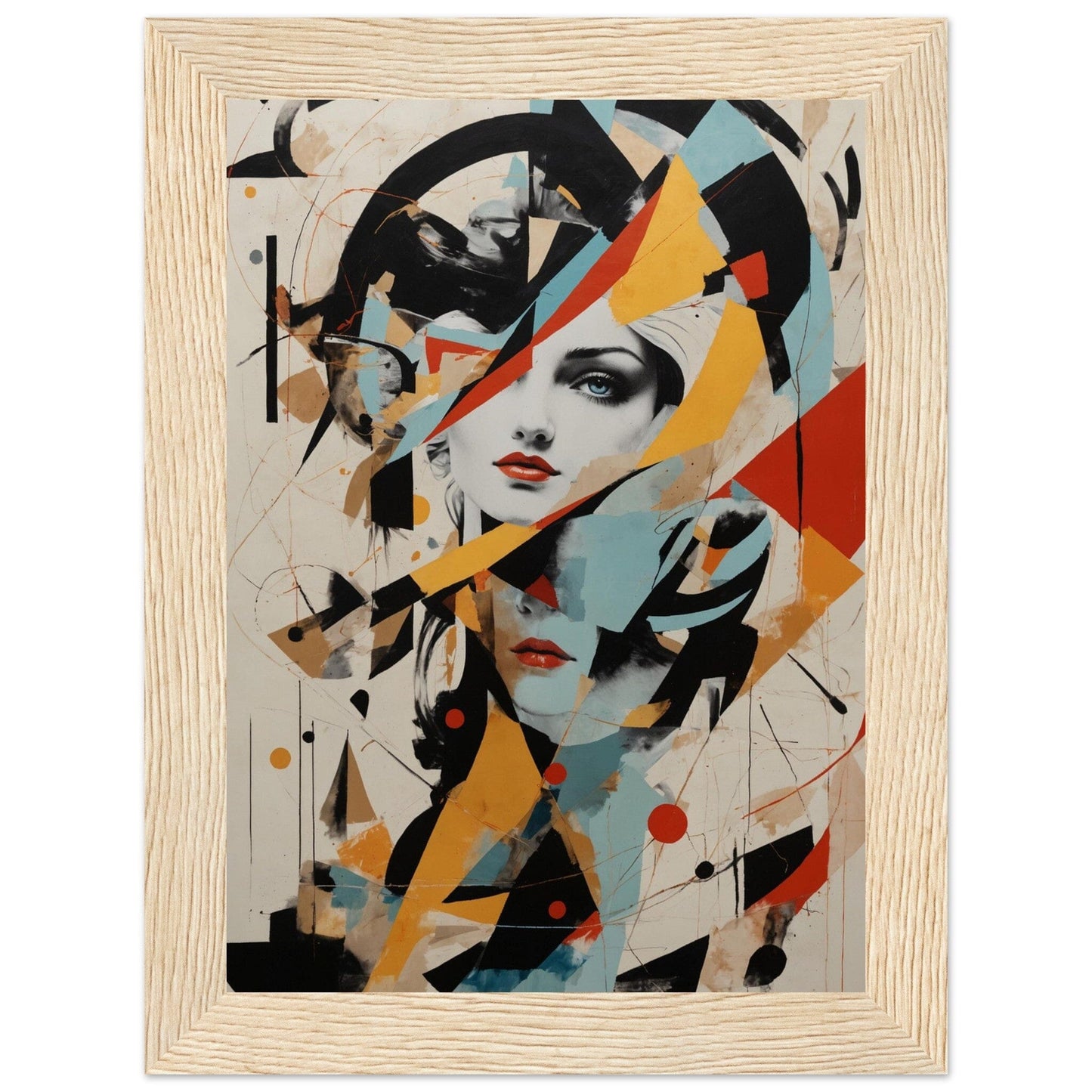 Premium Matte Paper Wooden Framed Poster - Exklusive Kunst in stilvollen Holzrahmen Print Material Modern Masterpieces 13x18 cm / 5x7″ Wood frame
