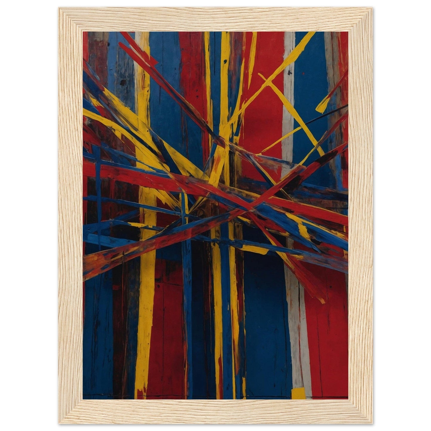 Premium Matte Paper Wooden Framed Poster - Exklusive Kunst in stilvollen Holzrahmen Print Material Modern Masterpieces 13x18 cm / 5x7″ Wood frame