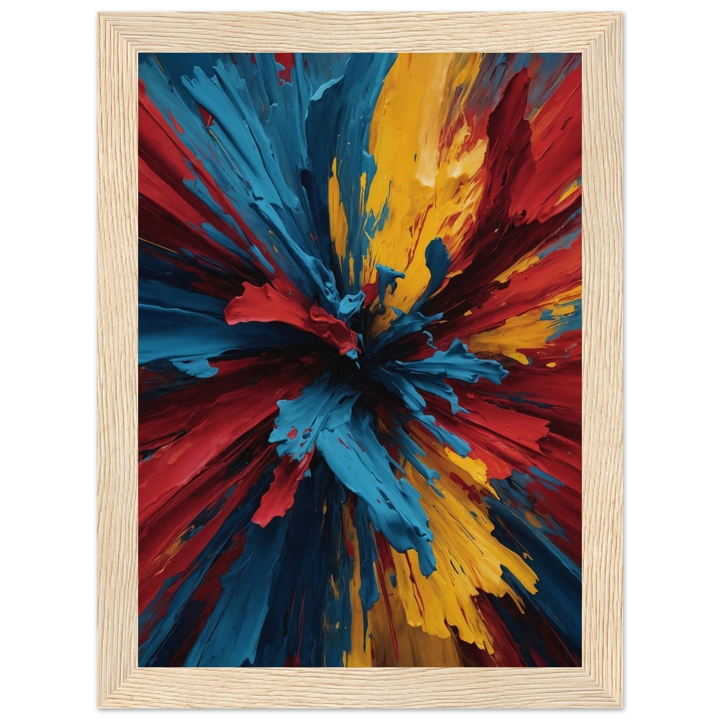 Premium Matte Paper Wooden Framed Poster - Exklusive Kunst in stilvollen Holzrahmen Print Material Modern Masterpieces 13x18 cm / 5x7″ Wood frame