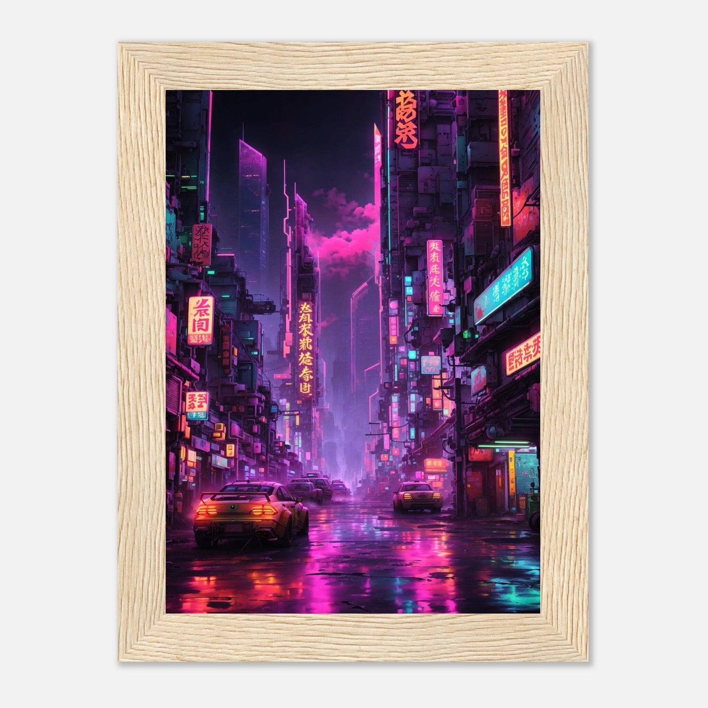 Premium Matte Paper Wooden Framed Poster - Exklusive Kunst in stilvollen Holzrahmen Print Material Modern Masterpieces 13x18 cm / 5x7″ Wood frame