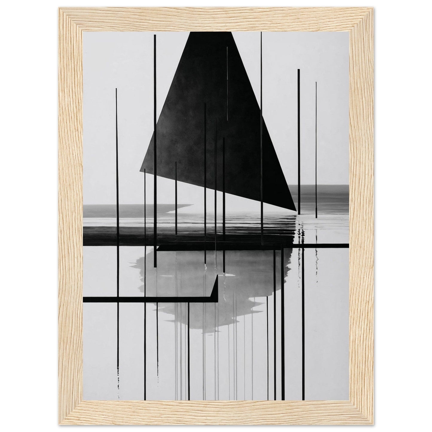 Premium Matte Paper Wooden Framed Poster - Exklusive Kunst in stilvollen Holzrahmen Print Material Modern Masterpieces 13x18 cm / 5x7″ Wood frame