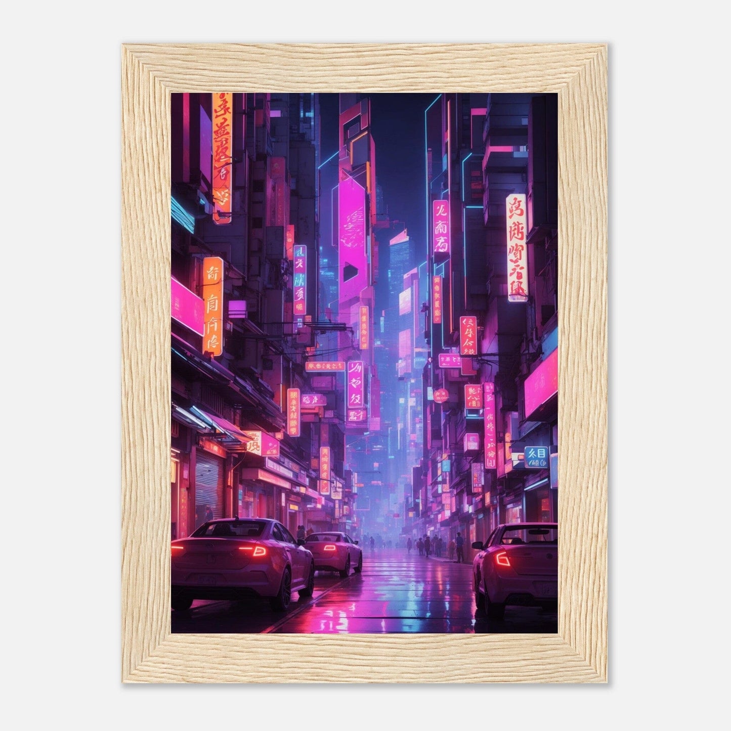 Premium Matte Paper Wooden Framed Poster - Exklusive Kunst in stilvollen Holzrahmen Print Material Modern Masterpieces 13x18 cm / 5x7″ Wood frame