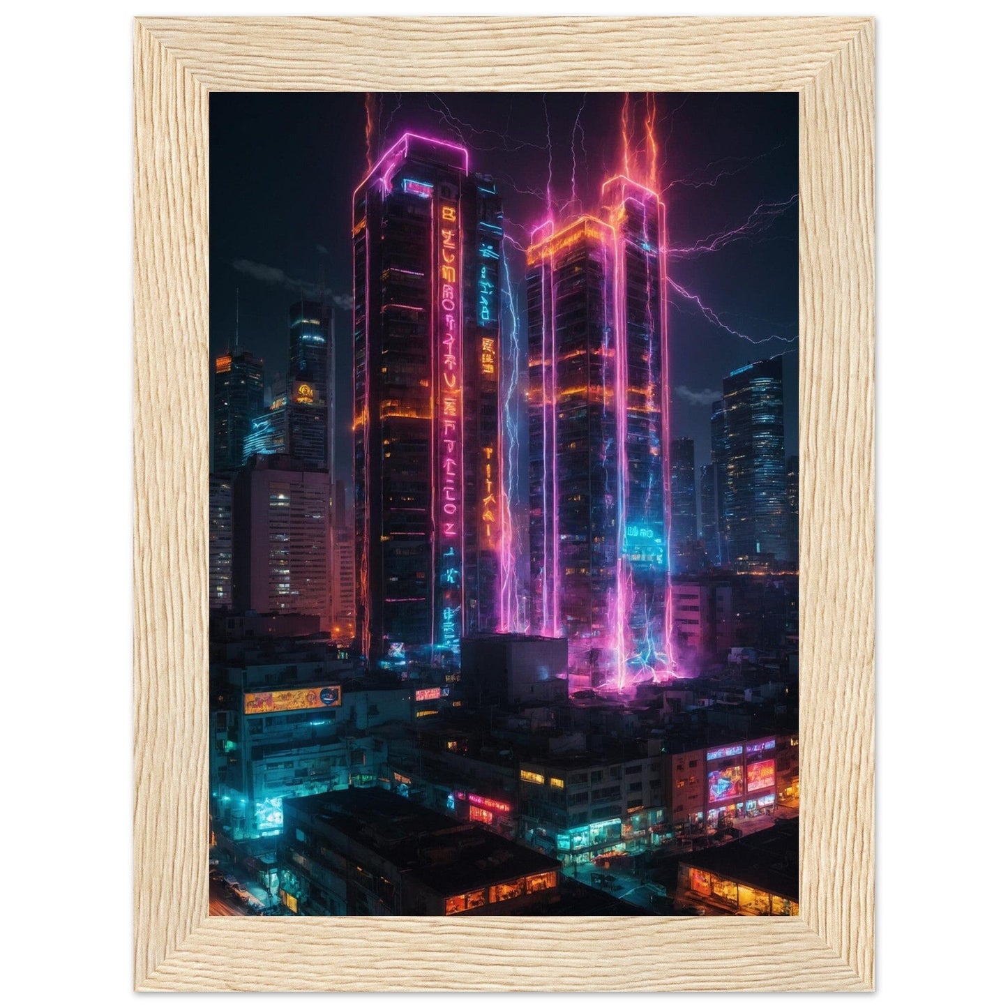 Premium Matte Paper Wooden Framed Poster - Exklusive Kunst in stilvollen Holzrahmen Print Material Modern Masterpieces 13x18 cm / 5x7″ Wood frame