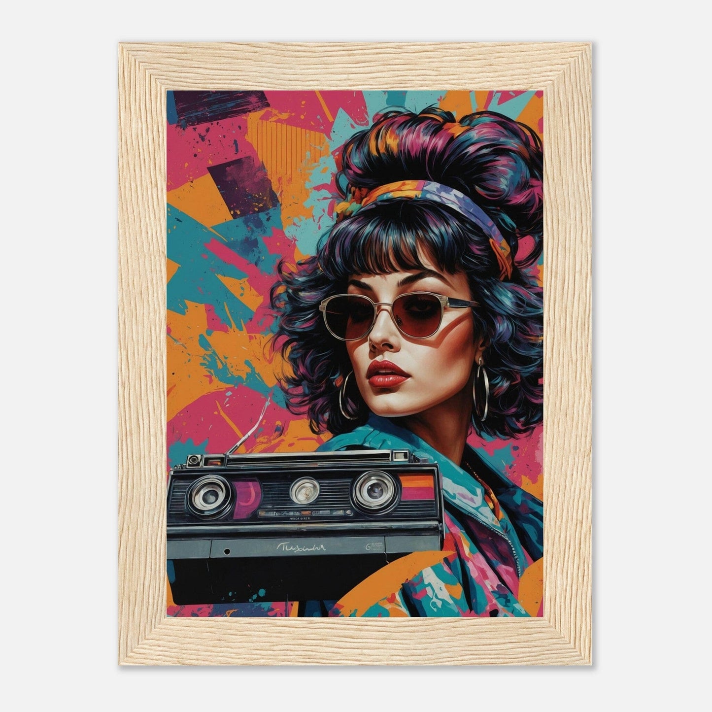 Premium Matte Paper Wooden Framed Poster - Exklusive Kunst in stilvollen Holzrahmen Print Material Modern Masterpieces 13x18 cm / 5x7″ Wood frame