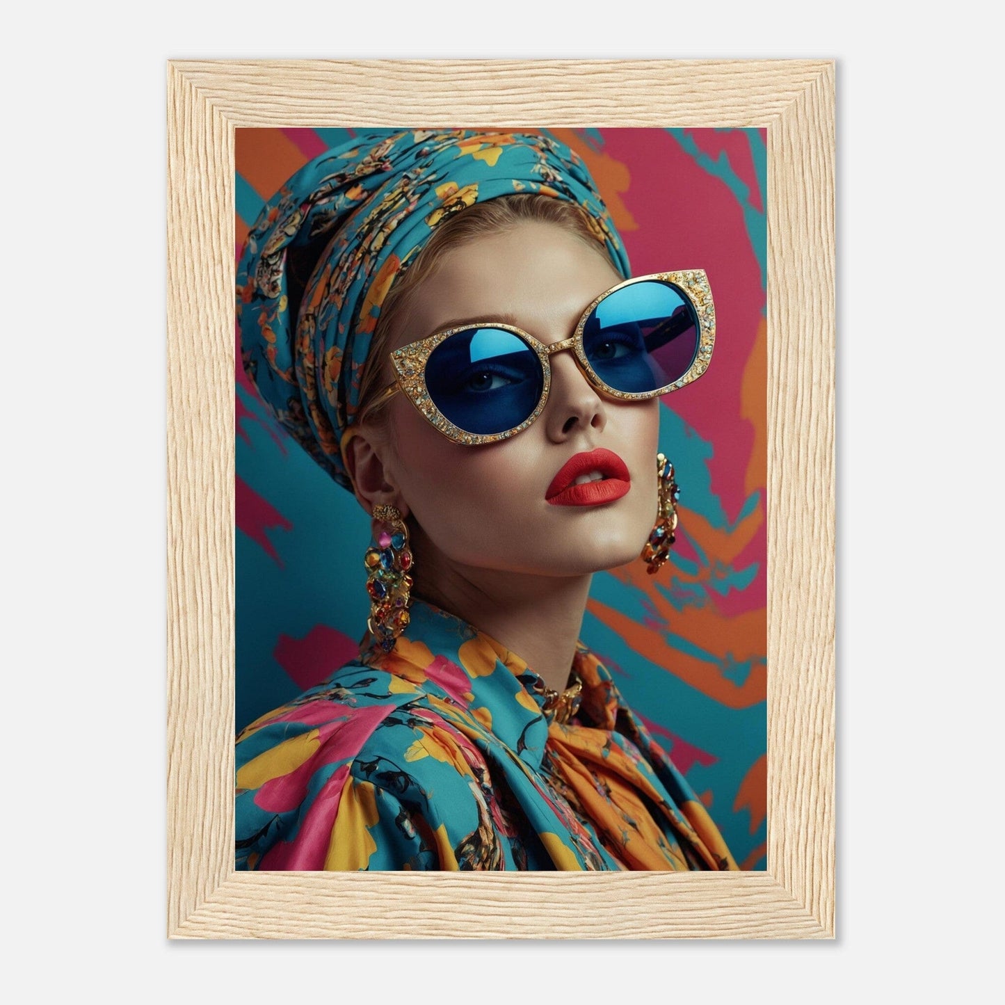 Premium Matte Paper Wooden Framed Poster - Exklusive Kunst in stilvollen Holzrahmen Print Material Modern Masterpieces 13x18 cm / 5x7″ Wood frame