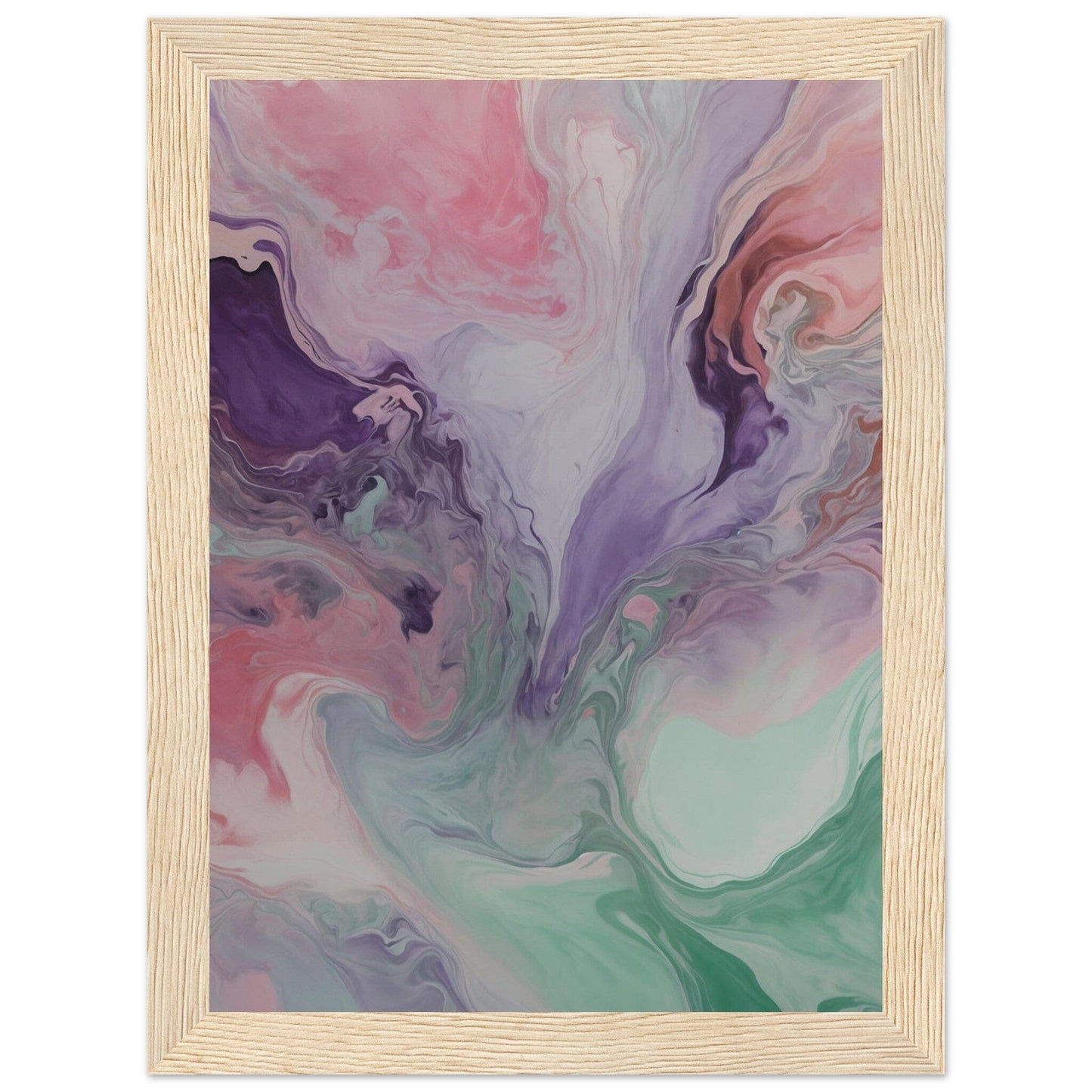 Premium Matte Paper Wooden Framed Poster - Exklusive Kunst in stilvollen Holzrahmen Print Material Modern Masterpieces 13x18 cm / 5x7″ Wood frame