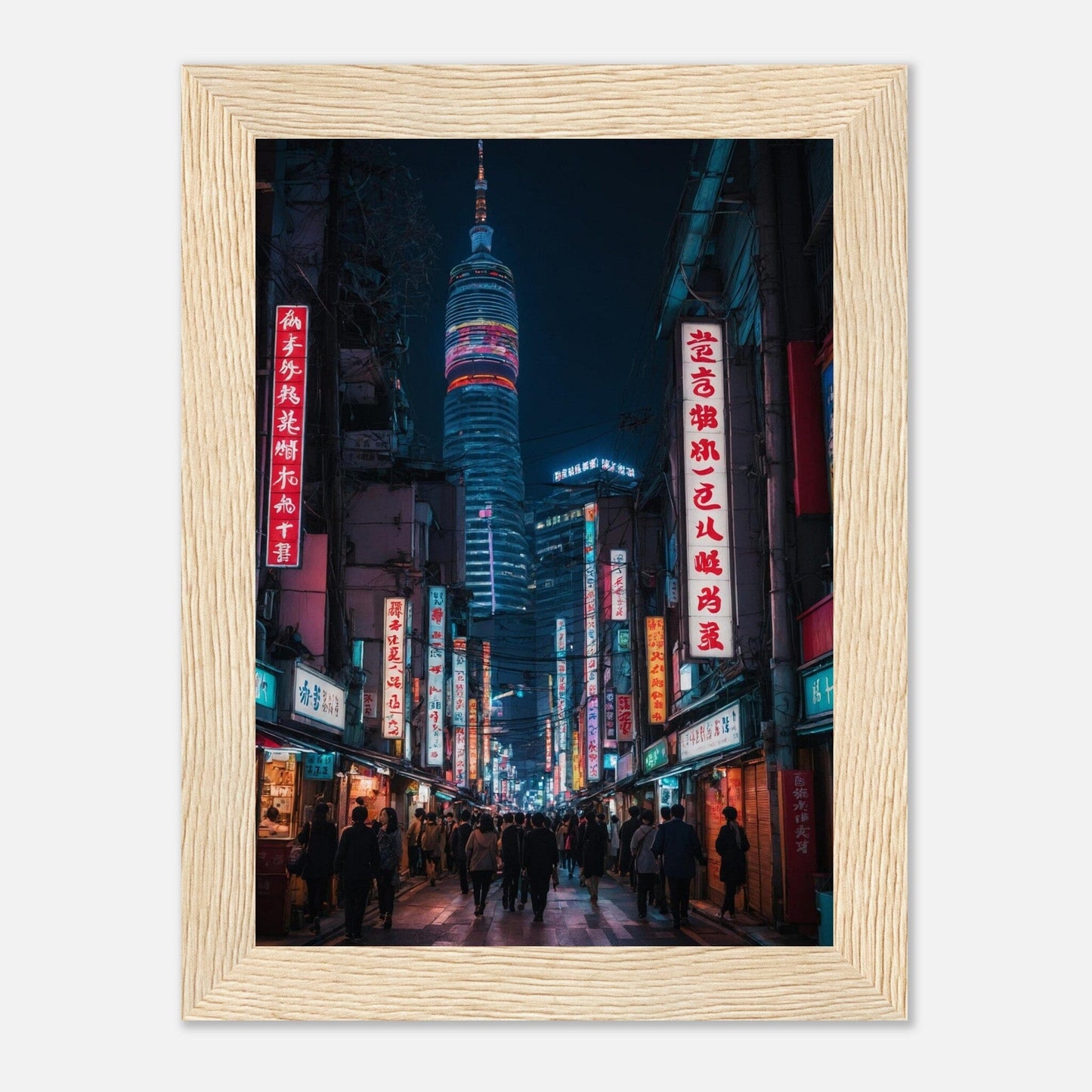 Premium Matte Paper Wooden Framed Poster - Exklusive Kunst in stilvollen Holzrahmen Print Material Modern Masterpieces 13x18 cm / 5x7″ Wood frame
