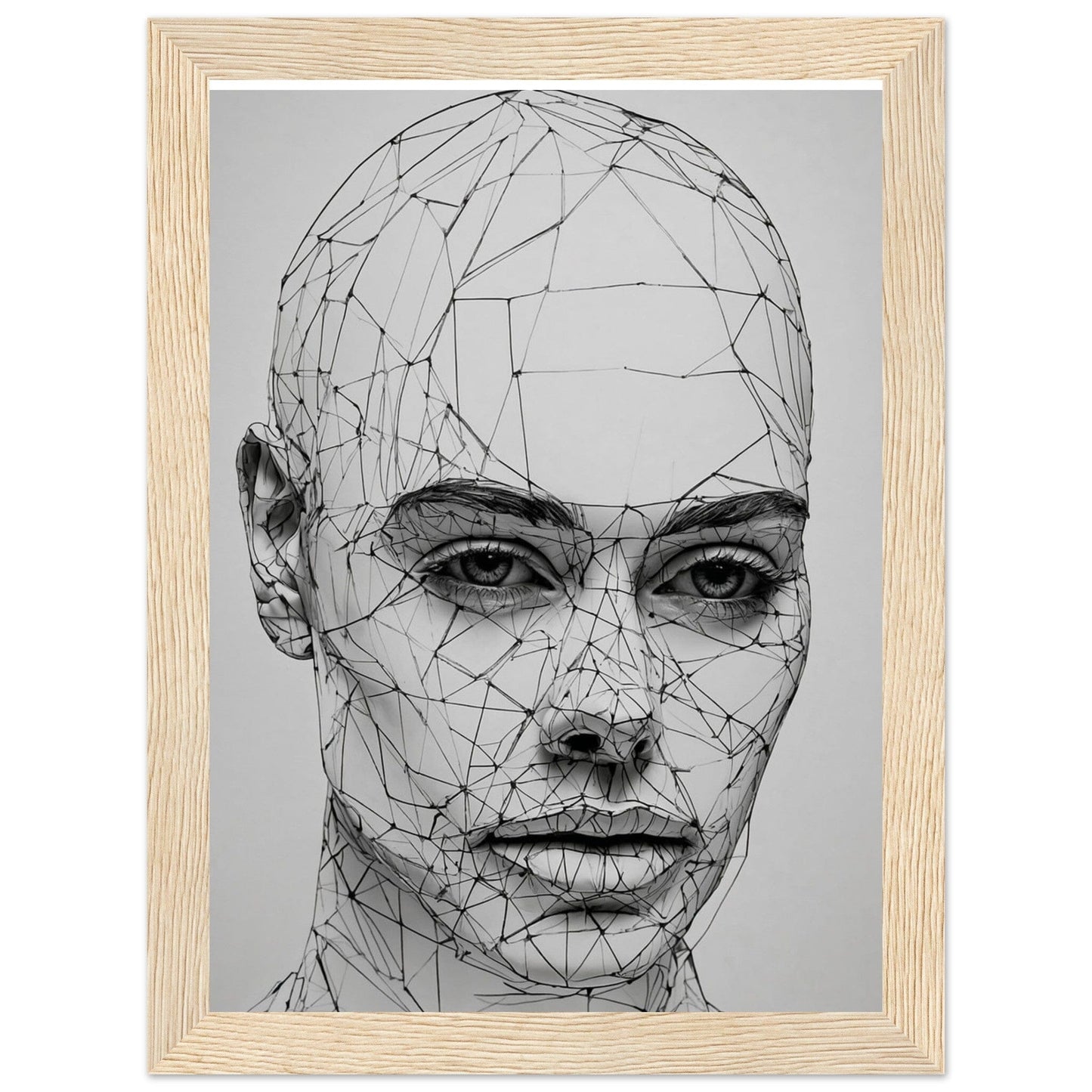 Premium Matte Paper Wooden Framed Poster - Exklusive Kunst in stilvollen Holzrahmen Print Material Modern Masterpieces 13x18 cm / 5x7″ Wood frame