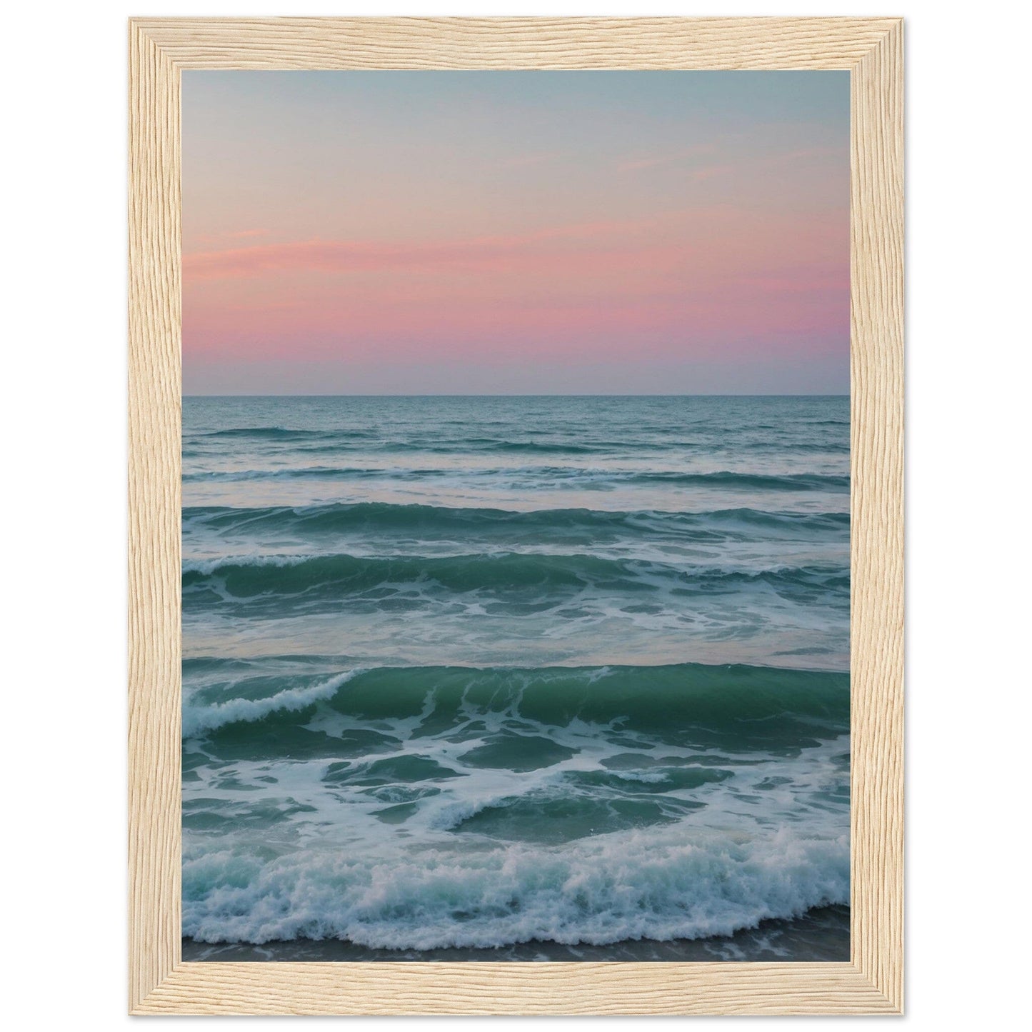 Premium Matte Paper Wooden Framed Poster - Exklusive Kunst in stilvollen Holzrahmen Print Material Modern Masterpieces 15x20 cm / 6x8″ Wood frame