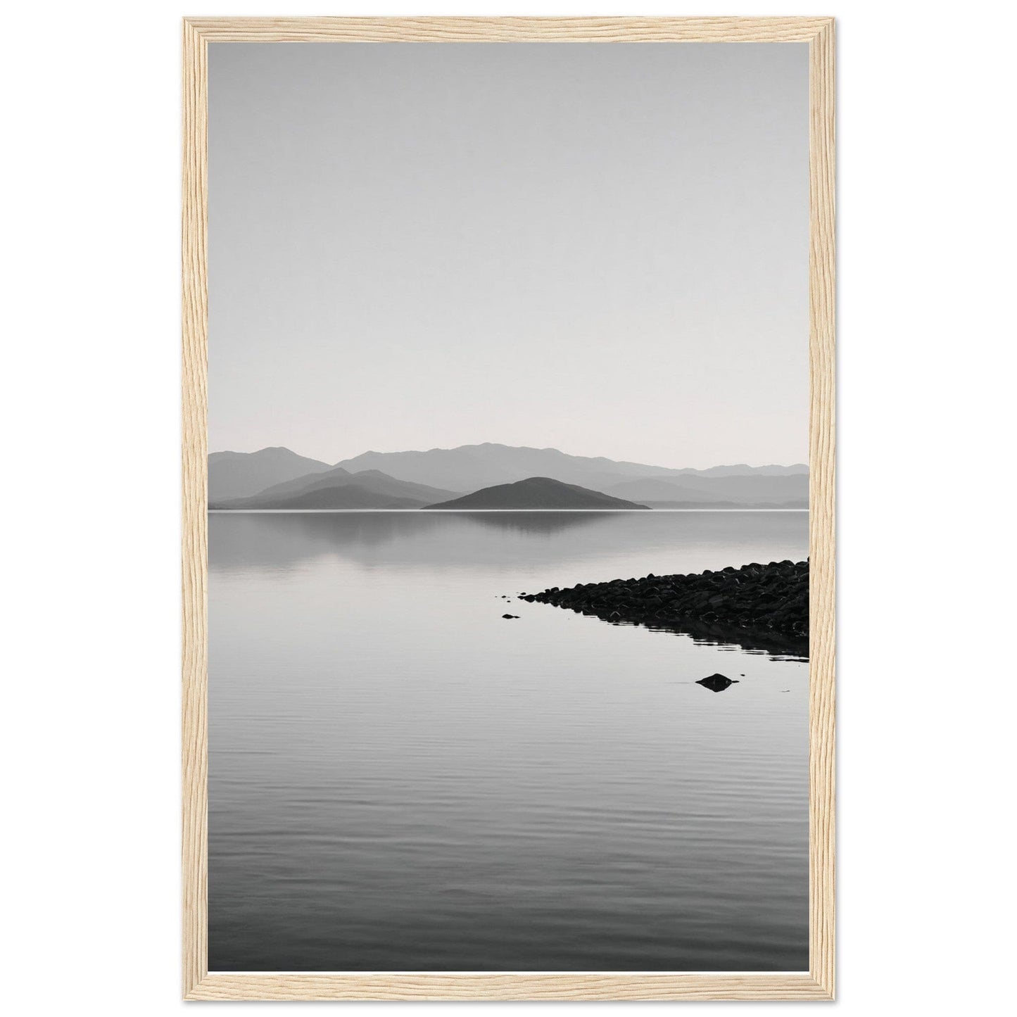 Premium Matte Paper Wooden Framed Poster - Exklusive Kunst in stilvollen Holzrahmen Print Material Modern Masterpieces 28x43 cm / XL (11x17″) Wood frame