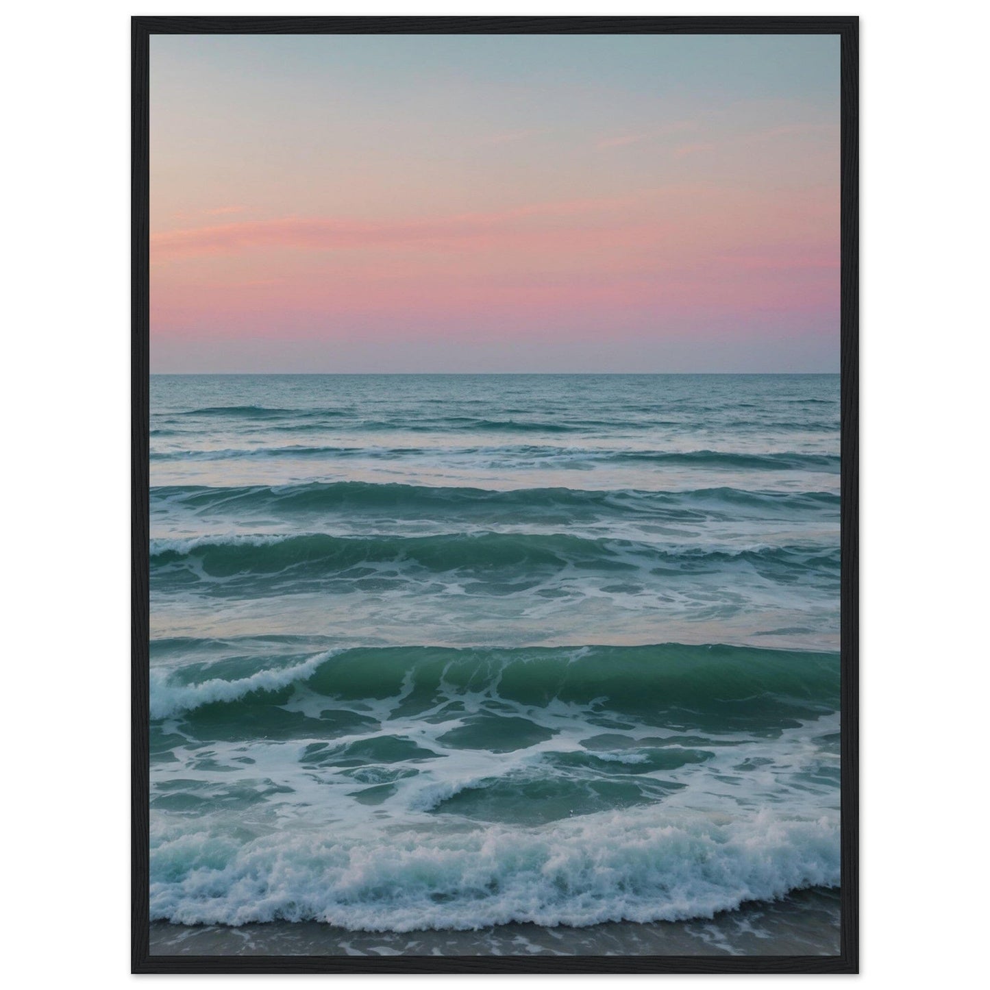 Premium Matte Paper Wooden Framed Poster - Exklusive Kunst in stilvollen Holzrahmen Print Material Modern Masterpieces 45x60 cm / 18x24″ Black frame