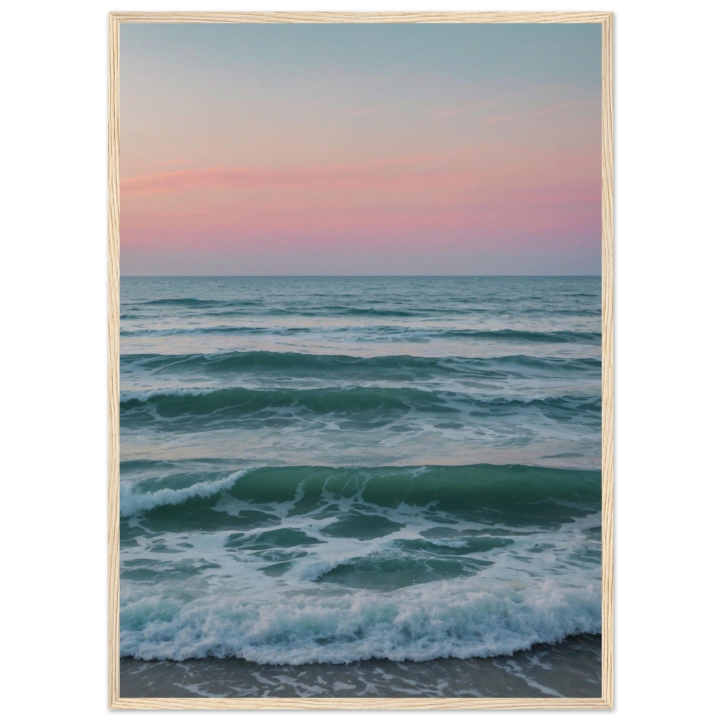 Premium Matte Paper Wooden Framed Poster - Exklusive Kunst in stilvollen Holzrahmen Print Material Modern Masterpieces 50x70 cm / 20x28″ Wood frame