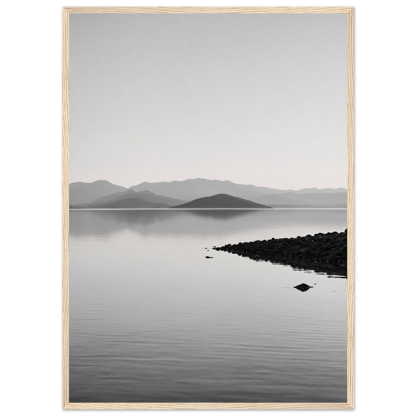 Premium Matte Paper Wooden Framed Poster - Exklusive Kunst in stilvollen Holzrahmen Print Material Modern Masterpieces 50x70 cm / 20x28″ Wood frame
