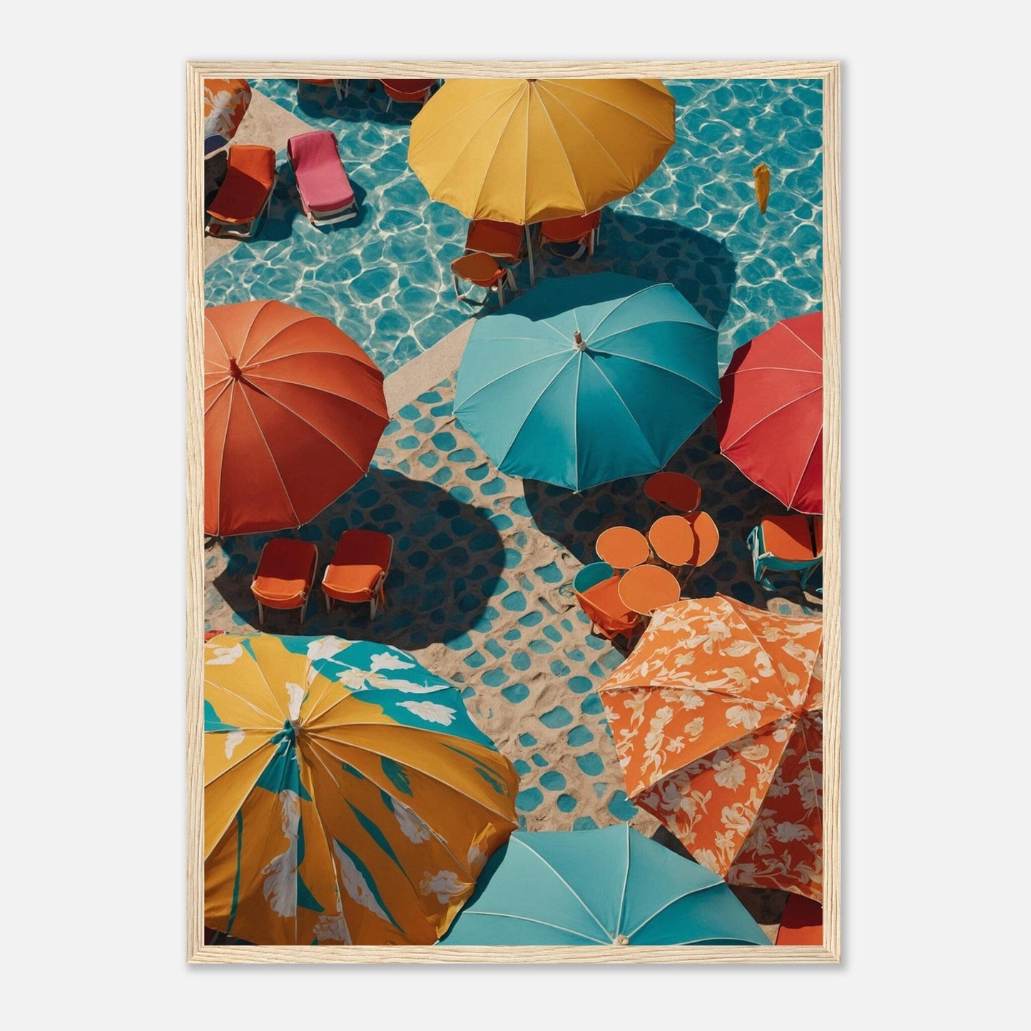 Premium Matte Paper Wooden Framed Poster - Exklusive Kunst in stilvollen Holzrahmen Print Material Modern Masterpieces 50x70 cm / 20x28″ Wood frame
