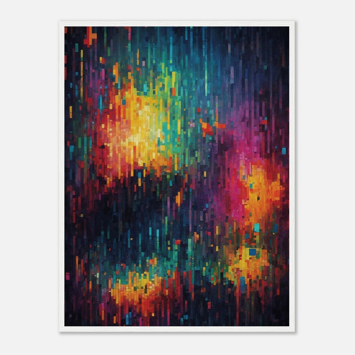 Premium Matte Paper Wooden Framed Poster - Exklusive Kunst in stilvollen Holzrahmen Print Material Modern Masterpieces 60x80 cm / 24x32″ White frame